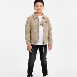 Ensemble 3 pièces à Veste  imprimée tendance