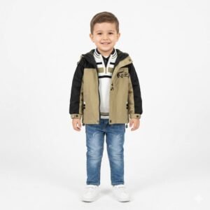 Ensemble Lacoste 4 pièces chic -Veste vert d'olive clair