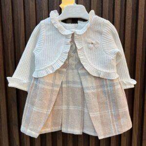 Robe bébé fille avec effet faux bolero